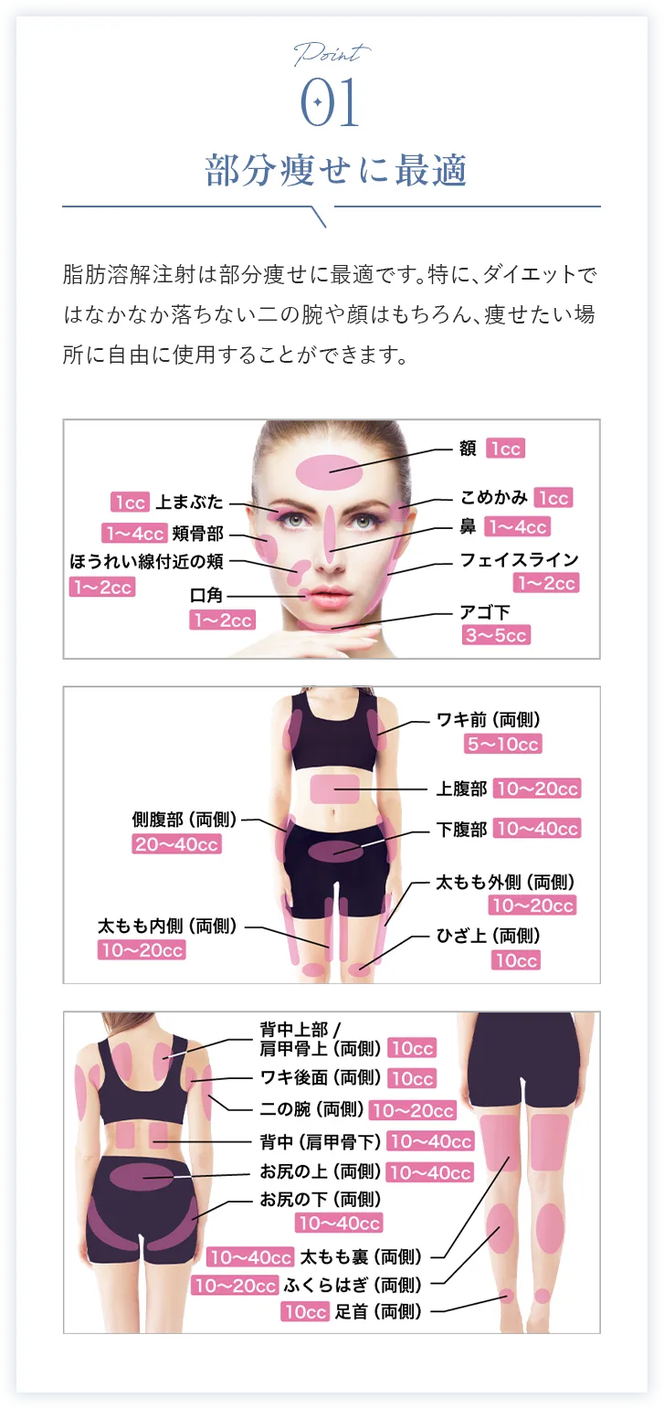 Point1 部分痩せに最適