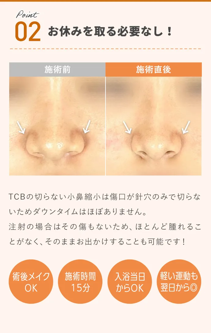 お休みを取る必要なし！