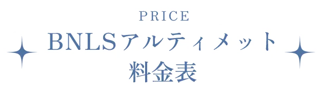 BNLSアルティメット料金表