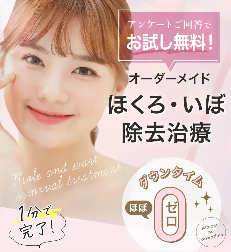 オーダーメイドほくろ・いぼ除去治療