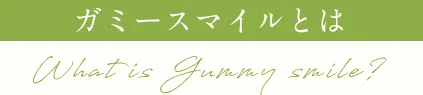 ガミースマイルとは