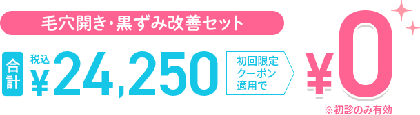 毛穴開き・黒すみ改善セット