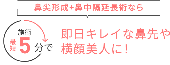即日キレイな鼻先や横顔美男子に