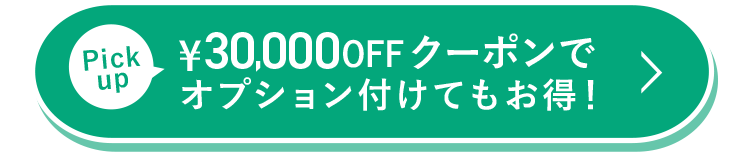 ¥30,000OFFクーポンでオプション付けてもお得！